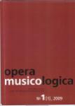 opera musicologica